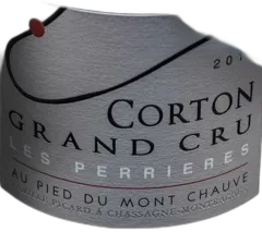 photo Corton Grand Cru Clos les Perrières 2018 au Pied du Mont Chauve