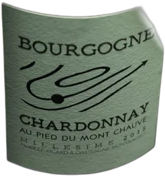 photo du vin Bourgogne Chardonnay 2021 au Pied du Mont Chauve