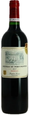 photo Vin Rouge Chateau Fort Pontus 2017 Fronsac