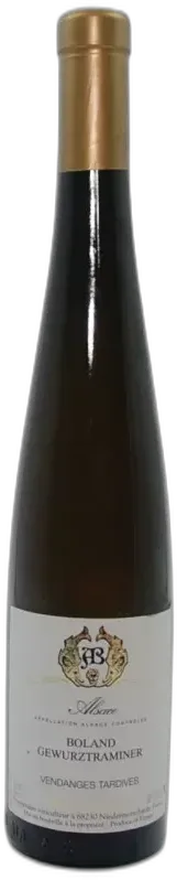 photo Albert Boxler Pinot Gris Sommerberg Vendange Tardive Grand Cru 2020