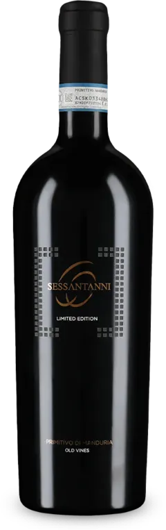 image du vin Sessantanni Primitivo di Manduria Limited Edition 2019