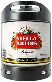 photo Fût Stella Artois Blonde Bière Belge Perfect Draft 6 Litres