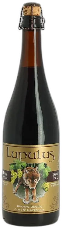 capture du vin Lupulus Bière Brune Biologique Bière Belge