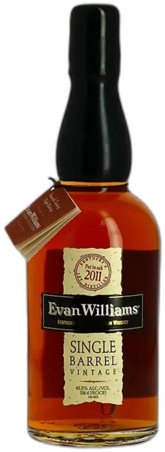 capture du vin Bourbon Whiskey Evan Williams 2013 Single Barrel Vintage