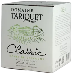 photo du vin Tariquet Classic Vin Blanc Cuby de 3 Litres