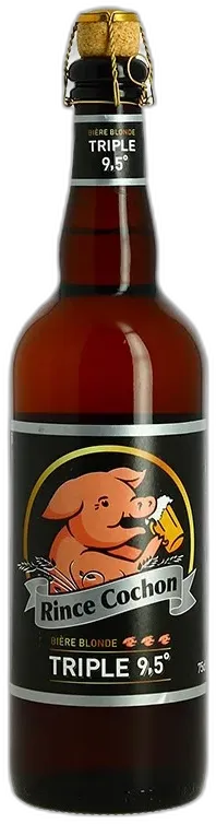 capture du vin Rince Cochon Triple Bière Belge