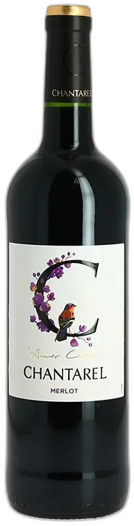 vue du vin Chantarel Merlot Rouge du Languedoc
