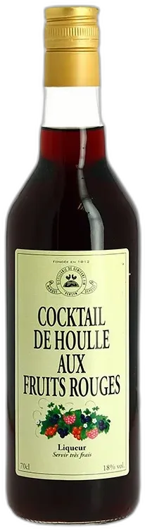 capture du vin Cocktail de Houlle Aux Fruits Rouges Liqueur