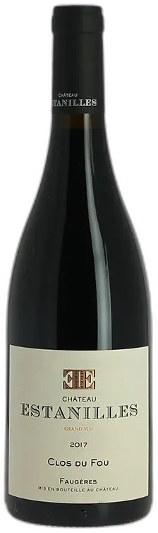 capture du vin Clos du Fou 2019 Faugères Rouge Bio du Château Estanilles