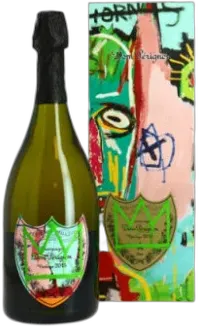 photo Champagne Dom Perignon 2015 Jean Michel Basquiat