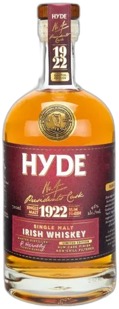 photo Whiskey Hyde n°4 Single Malt 6 Ans Rum Finish