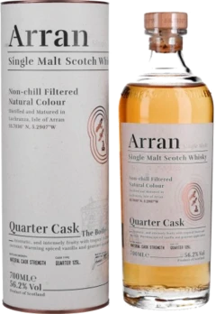 photo Arran Quarter Cask 56 2 Scotch Whisky Canister