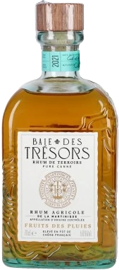 photo Baie des Tresors Fruit des Pluies Rhum Agricole Ambre 50