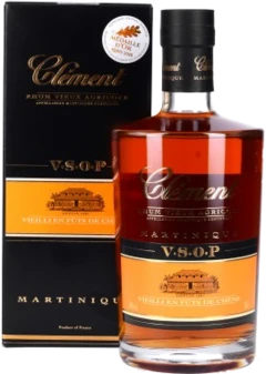 photo Clement Vieux Rhum Agricole Ambre Vsop Carafe 40 Etui