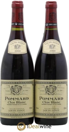 photo Pommard 1er Cru le Clos Blanc Maison Louis Jadot 2000