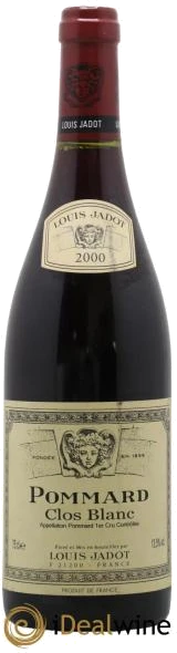 photo Pommard 1er Cru le Clos Blanc Maison Louis Jadot 2000