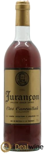 photo Jurançon Clos Cancaillaü 1984