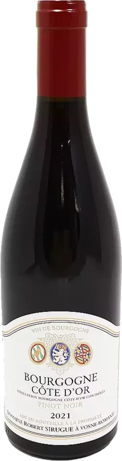 photo Robert Sirugue Bourgogne Pinot Noir 2021