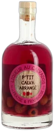 photo p’Tit Calva Arrangé Fraise Framboise Liqueur au Calvados