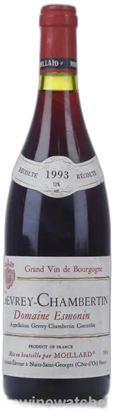 photo 1993 Gevrey Chambertin Domaine Esmonin