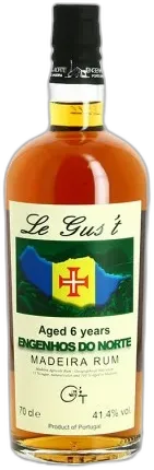 photo Rhum de Madère Engenhos do Norte 6 Ans, Igp Madeira Agricole Rum