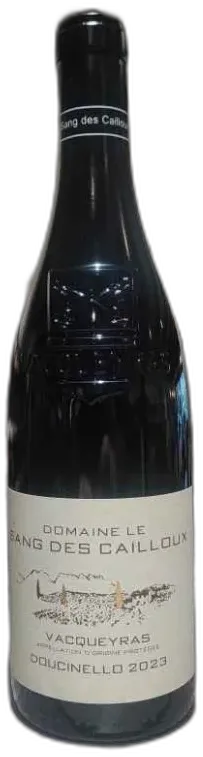 photo Vacqueyras Cuvée Doucinello le Sang des Cailloux 2023
