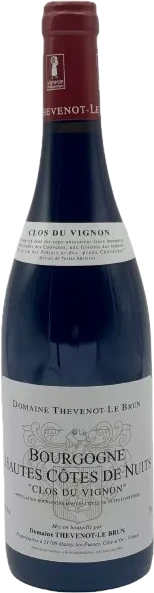 photo Domaine Thevenot-le Brun Hautes Cotes de Nuits Rouge Clos du Vignon 2020