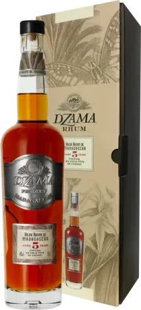 photo du vin Vieux Rhum de Madagascar Dzama 5 Ans Finition Vieux Fûts de Cognac 40
