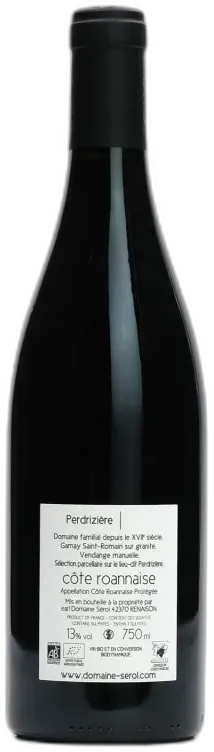 photo du vin Côte Roannaise Perdrizière Sérol 2023