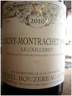 photo Puligny Montrachet 1er Cru le Cailleret 2010 Michel Bouzereau