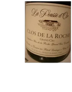 photo Clos de la Roche Grand Cru Pousse d’or 2011
