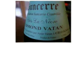 photo Sancerre Edmond Vatan Clos la Néore 2007