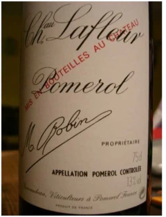 photo Chateau Lafleur Pomerol 1998