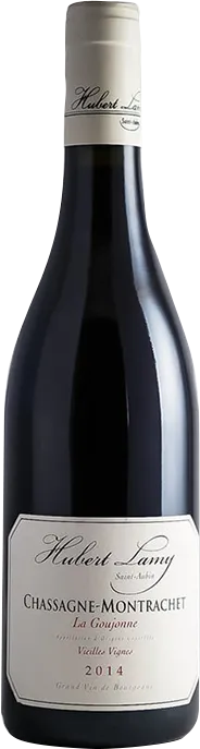 vue du vin Chassagne-Montrachet "la Goujonne" 2022 Domaine Hubert Lamy