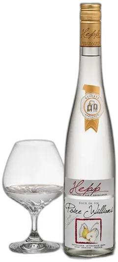 photo Eau de Vie Poire Williams Distillerie Hepp