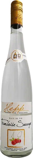 image du vin Eau de Vie Framboise Sauvage Hepp