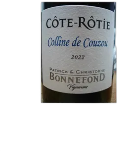 photo Cote Rotie Couzou Domaine de Bonnefond 2022
