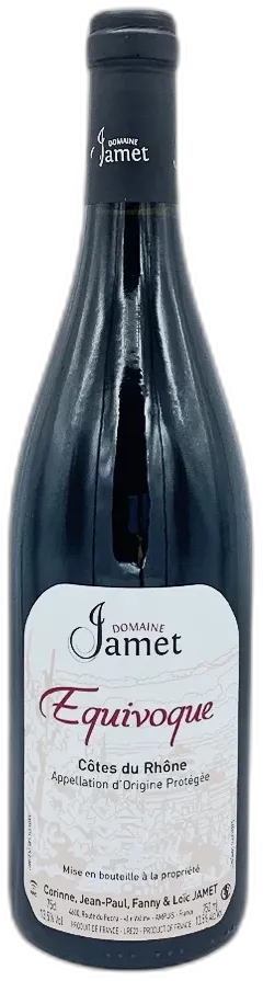 image du vin Domaine Jamet, Équivoque 2022