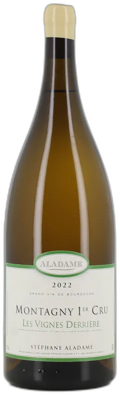 photo Magnum Vin Blanc Montagny 1er Cru les Vignes Derrière Domaine Stéphane Aladame 2022