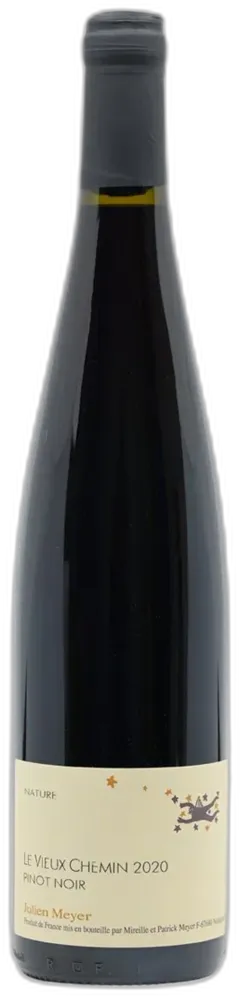 vue du vin Pinot Noir le Vieux Chemin 2022 Domaine Julien Meyer