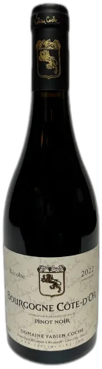 photo Bourgogne Côte d’or Pinot Noir 2022 Fabien Coche