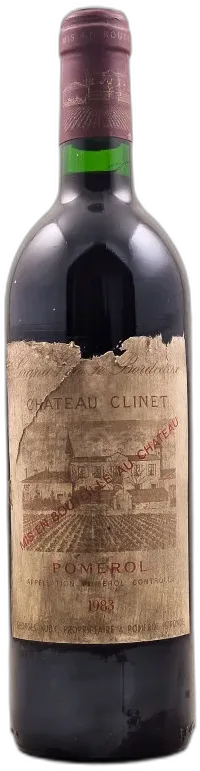 photos du vin Clinet Pomerol 1983