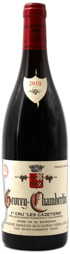 photo Gevrey-Chambertin les Cazetiers 2010 Bourgogne