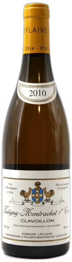 photo Puligny Montrachet 2010 Clavoillon Domaine Leflaive