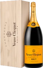 image du vin Salmanazar Champagne Veuve Clicquot Brut Carte Jaune Bois