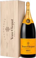 illustration du vin Nabuchodonosor Champagne Veuve Clicquot Brut Carte Jaune Bois
