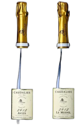 photo Champagne de Sousa Cuvées des Caudalies Avize et le Mesnil Grand Cru 2012
