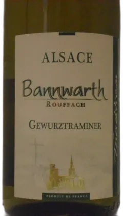 photo Domaine Bannwarth Gewurztraminer 2019 Alsace France
