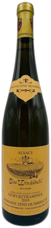photo Domaine Zind Humbrecht Gewurztraminer Alsace Clos Windsbuhl 2018 Alsace France