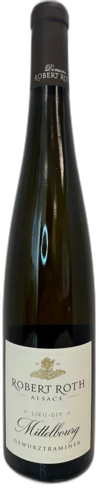 photo Domaine Robert Roth Gewurztraminer Mittelbourg 2020 Alsace France